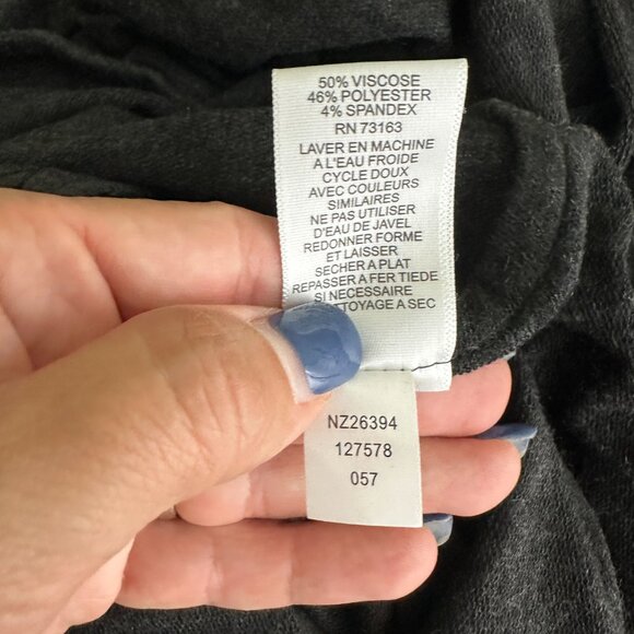 2/$24 NWT Cable & Gauge Cowl Neck Sweater Black Medium #A0514 TRB3 - Picture 5 of 10